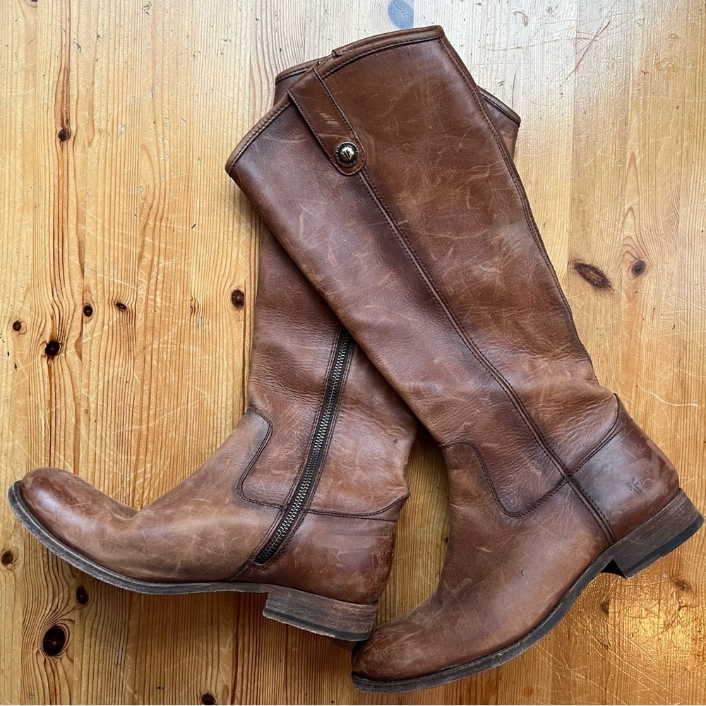 Frye Women's Melissa Western Knee High Leather Boots